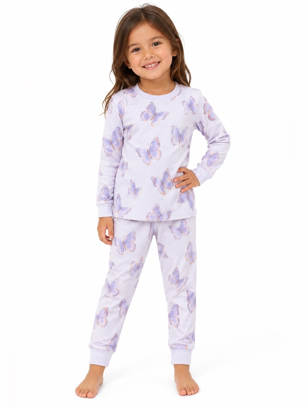 Carter's Lavender Butterfly Pajama Set. Various sizes, 100% cotton